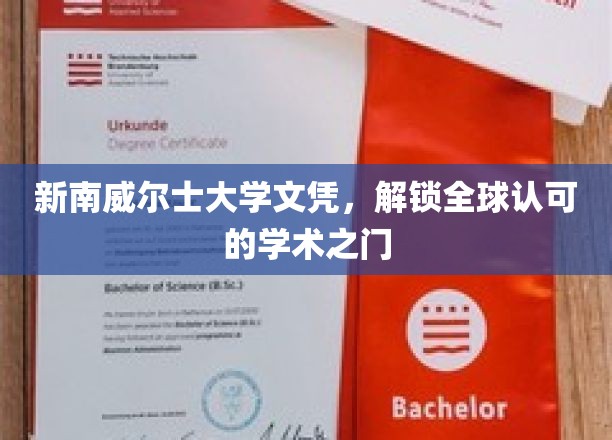 新南威尔士大学文凭，开启全球认可的学术之门