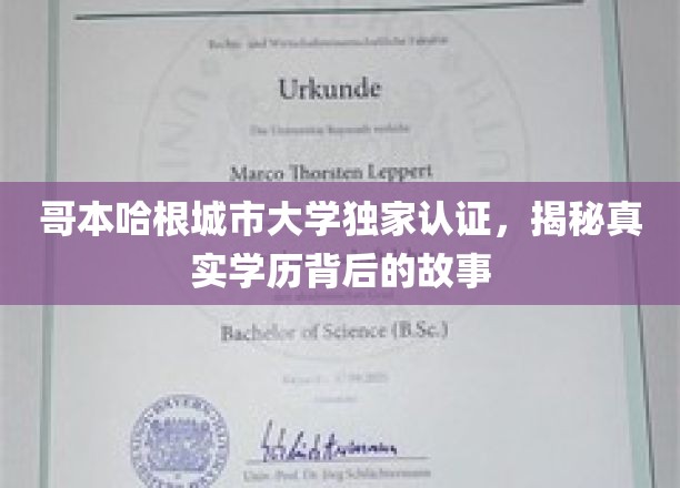 哥本哈根城市大学独家认证，深度解析真实学历背后的故事