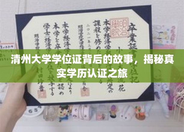 清州大学学位证背后的故事，揭秘真实学历认证之旅