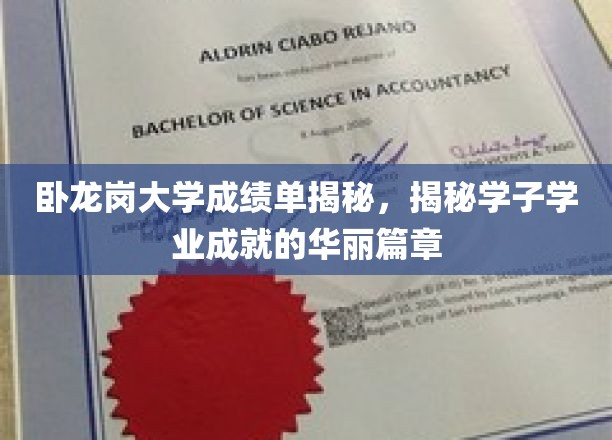 卧龙岗大学成绩单揭秘，展现学子学业成就的璀璨篇章