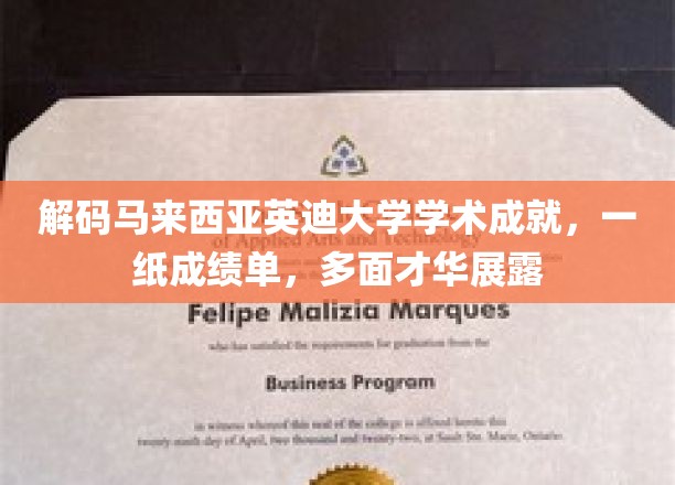 解码马来西亚英迪大学学术成就，一纸成绩单，多面才华展现