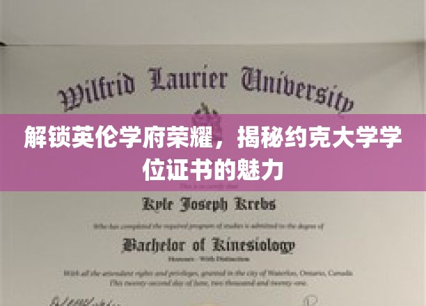 解锁英伦学府荣耀，揭秘约克大学学位证书的魅力