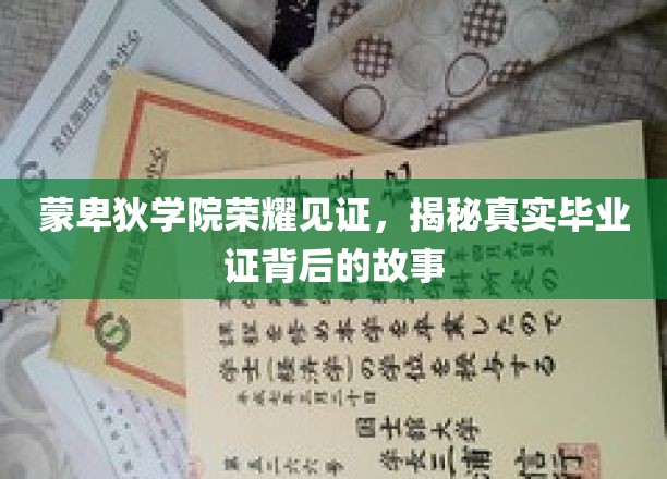 蒙蒂尔学院荣耀见证,揭秘真实毕业证背后的故事