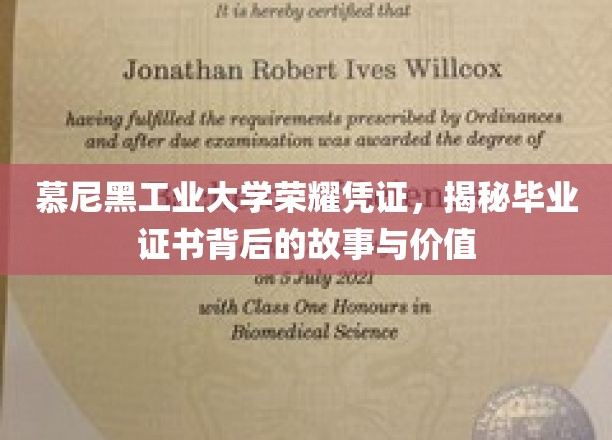 慕尼黑工业大学荣耀凭证，揭示毕业证书背后的故事与价值
