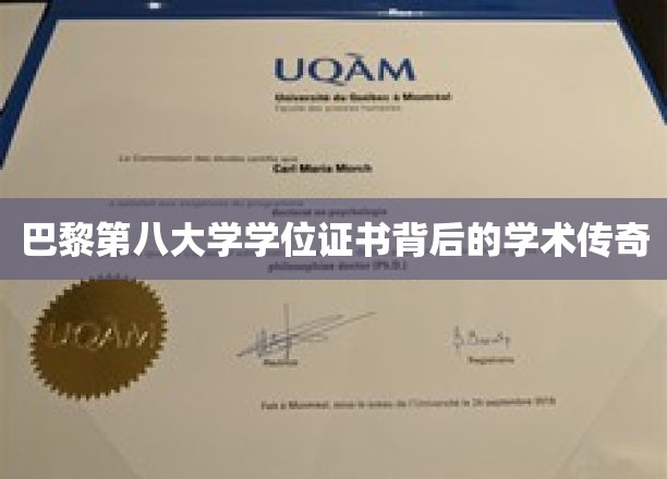巴黎第八大学学位证书背后的学术传奇