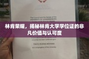 林肯学位光芒，揭秘顶尖大学的非凡认可与卓越价值