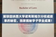 揭秘田纳西大学诺克斯维尔分校成绩单，学子学业成就全景呈现