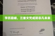 三重文凭闪耀，开启非凡职场之旅