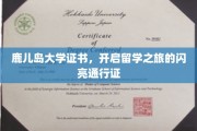 鹿儿岛大学文凭，助你留学启航的璀璨钥匙