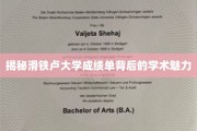 解锁滑铁卢大学成绩单中的学术奥秘
