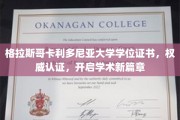 格拉斯哥卡利多尼亚大学学位证书，引领未来学术之旅
