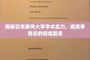 静冈大学，揭秘学术殿堂，探寻辉煌成就的秘密角落