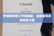 解码罗彻斯特理工学院，成绩单背后的神秘力量