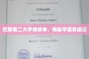 法国名校学霸养成记，揭秘巴黎第二大学成绩单背后的故事