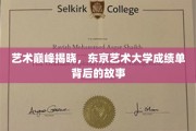 揭秘东京艺术大学神秘面纱，背后的艺术成就与成长轨迹