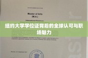 纽约大学学位，开启国际职场的新钥匙