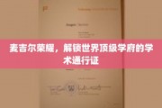 麦吉尔之光，探秘顶级学府的学术奥秘之门