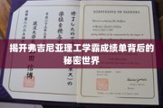 弗吉尼亚理工学霸成绩单，揭秘高效学习的秘密花园