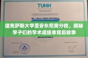 德克萨斯大学圣安东尼奥分校，揭秘学霸背后的奋斗轨迹