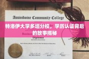 探寻特洛伊大学多坦分校学历认证背后神秘面纱