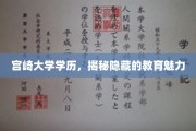 宫崎大学学历背后的独特教育风采大揭秘