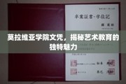 探索莫拉维亚学院，艺术教育中的独特魅力之旅