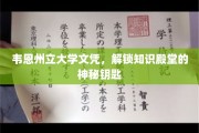解锁知识之门，韦恩州立大学文凭的非凡力量