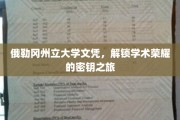 探寻俄勒冈州立大学文凭背后的荣耀之路