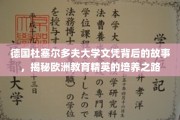解码杜塞精英，德国杜塞尔多夫大学文凭背后的非凡历程