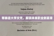 开启职业生涯新纪元的蒂赛德大学文凭之旅