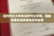 纽约州立大学布法罗州立学院，揭秘隐藏在成绩单背后的故事