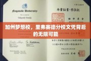 加州梦想之翼，里弗赛德分校文凭开启无限未来之门