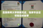 圣路易斯荣耀瞬间，揭秘毕业证书背后的不凡历程