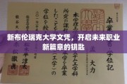 解锁未来职场新起点，新布伦瑞克大学文凭，开启无限可能