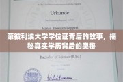 蒙彼利埃大学学位证，探寻学历认证的神秘面纱