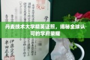丹麦技术大学精英证照，闪耀国际认可的学术光环