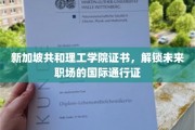 新加坡共和理工学院证书，开启全球职场新篇章