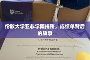 揭开伦敦大学亚非学院成绩单的神秘面纱