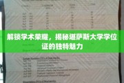 探寻堪萨斯大学学位证的非凡印记，开启学术成就的荣耀之门