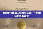 跨国就业新起点，德国伊尔梅瑙工业大学文凭助力职场飞跃