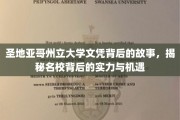 揭开圣地亚哥州立大学文凭的神秘面纱，探索名校实力与无限机遇
