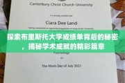 解码布里斯托大学成绩单，揭开学术成就的神秘面纱