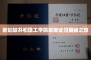 解码新加坡共和理工学院，荣耀证照背后的故事之旅