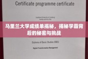马里兰学霸养成记，揭开成绩单背后的心路历程