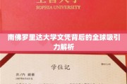 解码南佛罗里达大学文凭的全球魅力