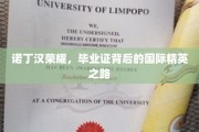 诺丁汉之光，揭秘毕业证背后的全球精英成长轨迹
