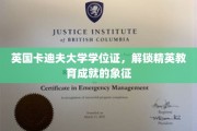 卡迪夫荣耀，英国卡迪夫大学学位证，开启精英之路的通行证