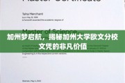 解码加州大学欧文分校，文凭背后的非凡机遇之旅