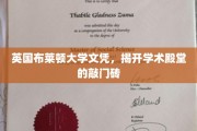 解锁国际学术之门，英国布莱顿大学文凭，成就你的全球教育梦