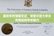 谢菲尔德大学荣耀之旅，探索英伦学府的学术魅力与文凭价值
